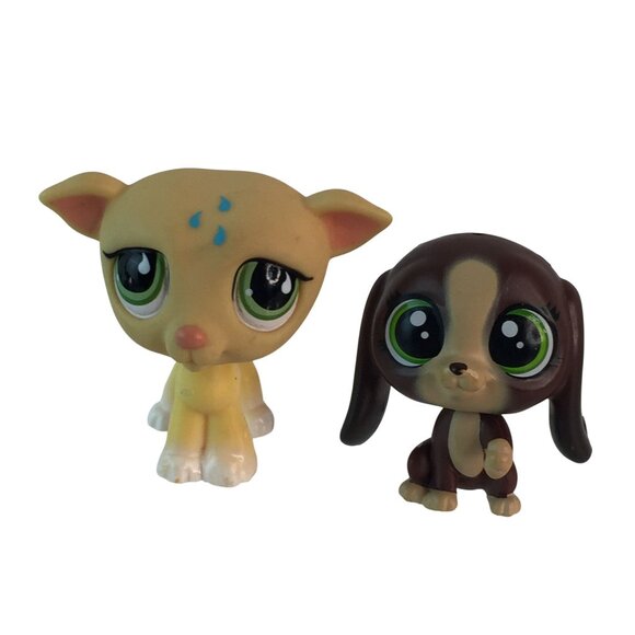 Littlest Pet Shop #3996/330/875/1362/255/639 Corgi Shepherd Basset Hound Dog Lot - Picture 7 of 16